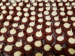 red velvet with cream cheese icing